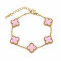 Clover Bracelet – Pink