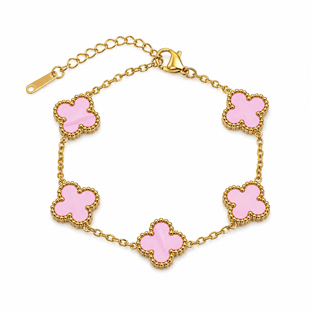 Clover Bracelet – Pink