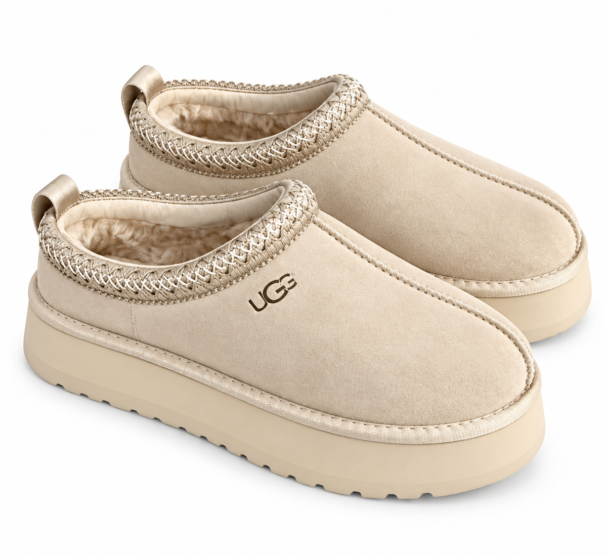 Luxury Suede Platform Slippers