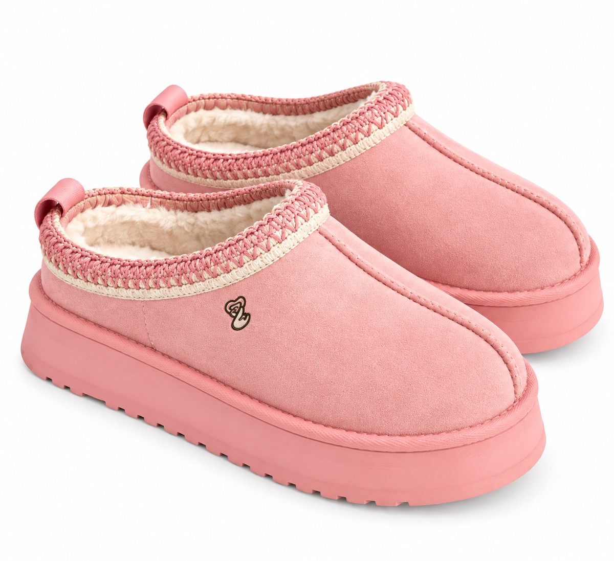 Luxury Suede Platform Slippers