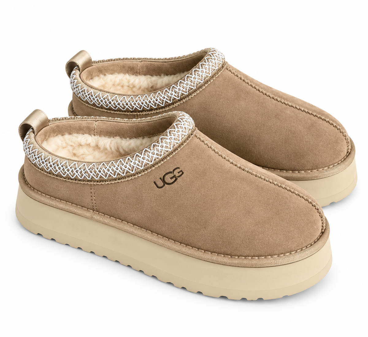 Luxury Suede Platform Slippers