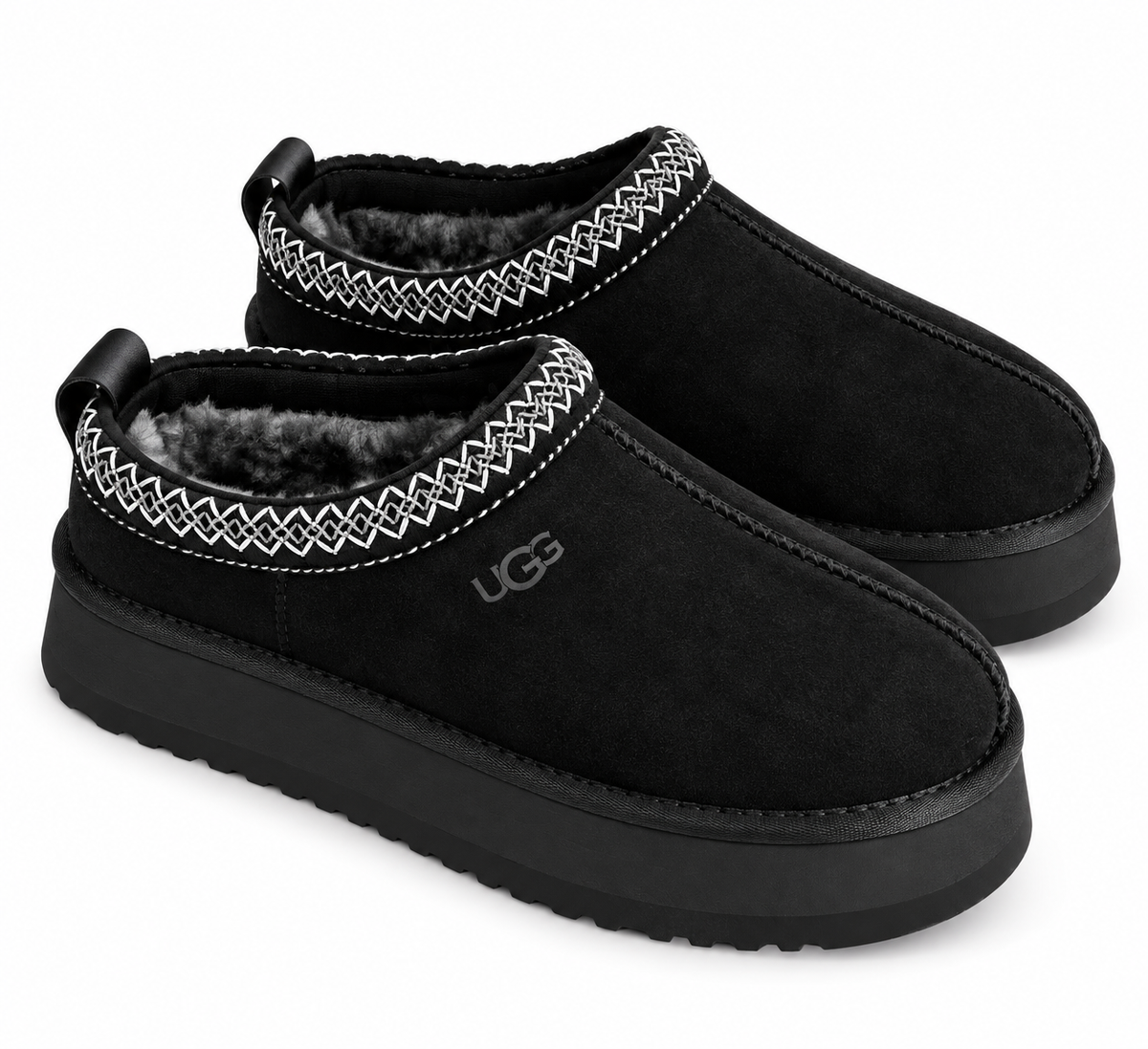 Luxury Suede Platform Slippers